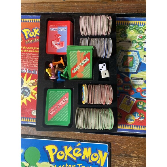 Pokemon Master Trainer Board Game Vintage Hasbro 95% Complete 1999 RARE - Picture 8 of 8
